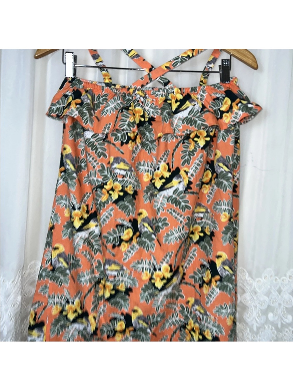 Patagonia Pataloha XL Bold Tropical Beach Summer Organic Soft Cotton Dress - Picture 7 of 8